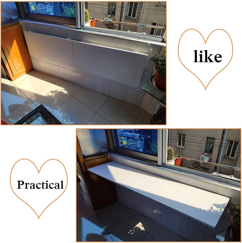 Wall Mounted Fold Down Desk for Small Spaces 7k