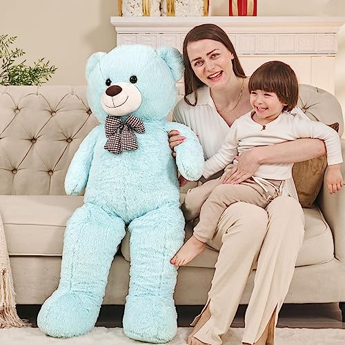 Giant Teddy Bear Plush, Life Size 5 Feet Soft Fluffy A7