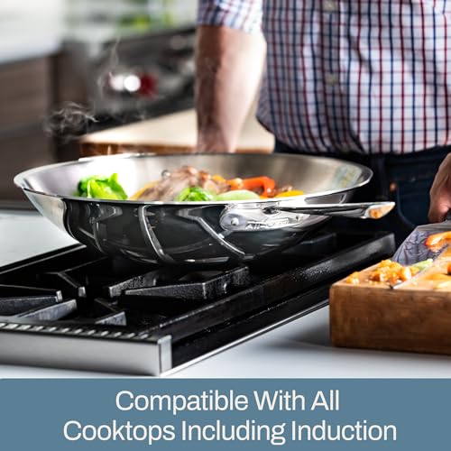 Stainless Steel Wok 14-Inch Induction Safe k7