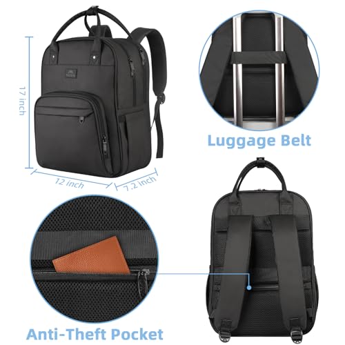 Nurse Backpack Waterproof Padded Medical Tote Bag with Removable Organizer a7