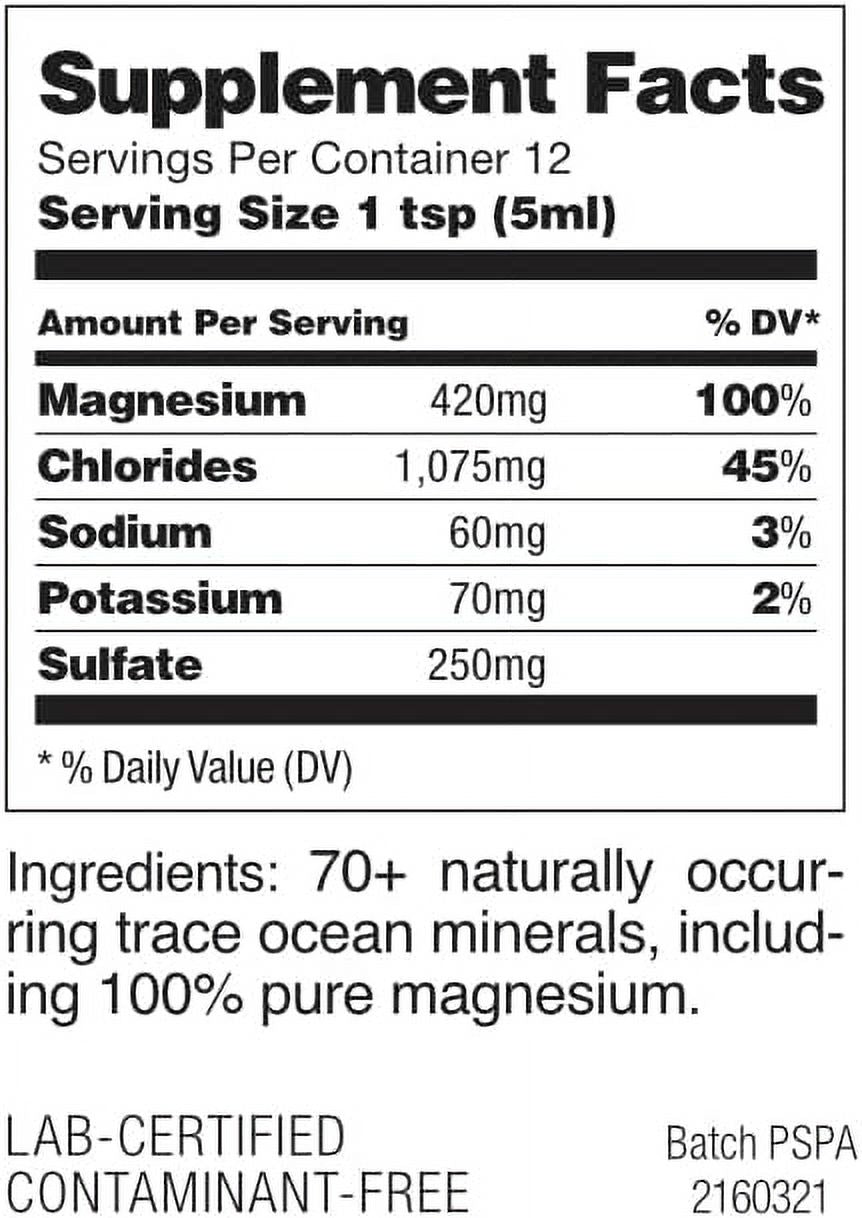 Ocean Minerals Electrolytes Pure Natural Trace Minerals 2 oz k7