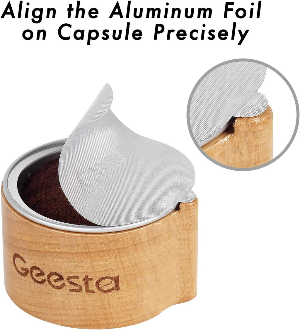 Reusable Aluminum Foil Seals for Coffee Capsules k7