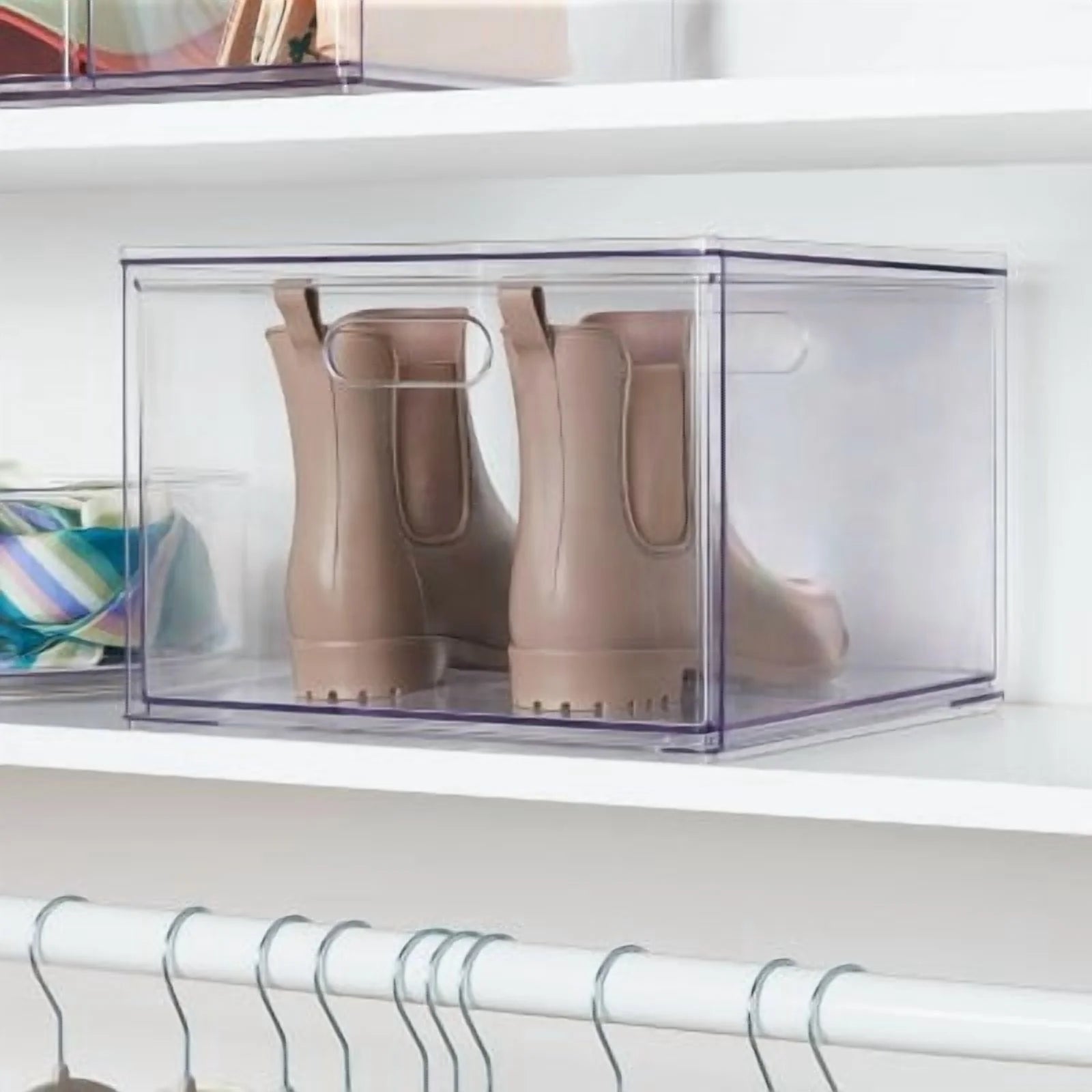 Clear Single Drawer Storage Bin A7