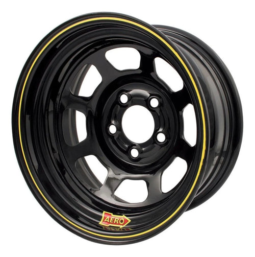 Aero Race Wheels 15X8 4In. 4.75 Black 50-184740