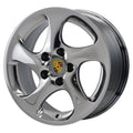 PORSCHE 911 2001 - 2005 SILVER LIP BLACK Factory OEM Wheel Rim (Not Replicas)