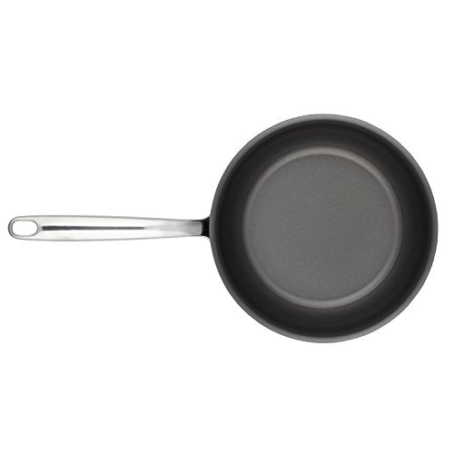 Hard Anodized Nonstick Saucepan with Lid, 4 Quart Gray k7