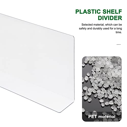 8 Pcs Clear Acrylic Closet Shelf Organizer Dividers k7