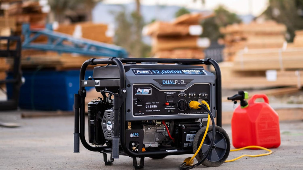Heavy Duty Portable Dual Fuel Generator 9500W Electric Start A7