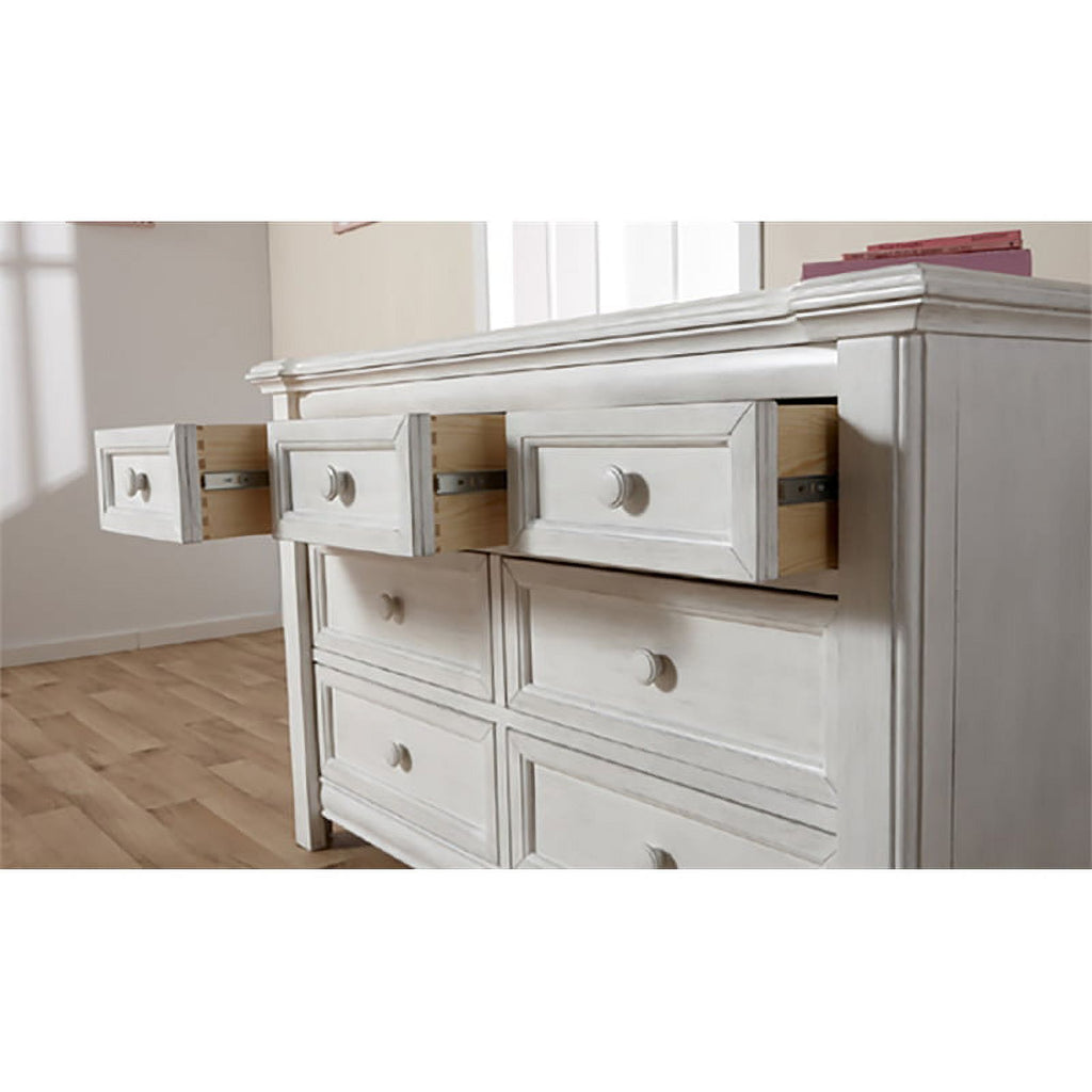 Crib and Double Dresser 3-Piece Set k7