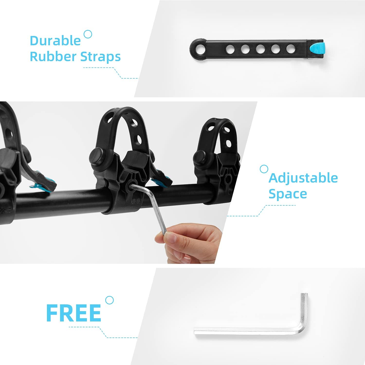 4-Bike Hitch Rack Foldable for Car SUV A7k