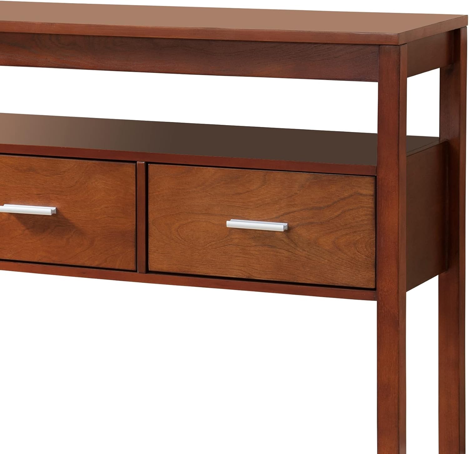 Walnut Wood Console Table Hall Cabinet A7