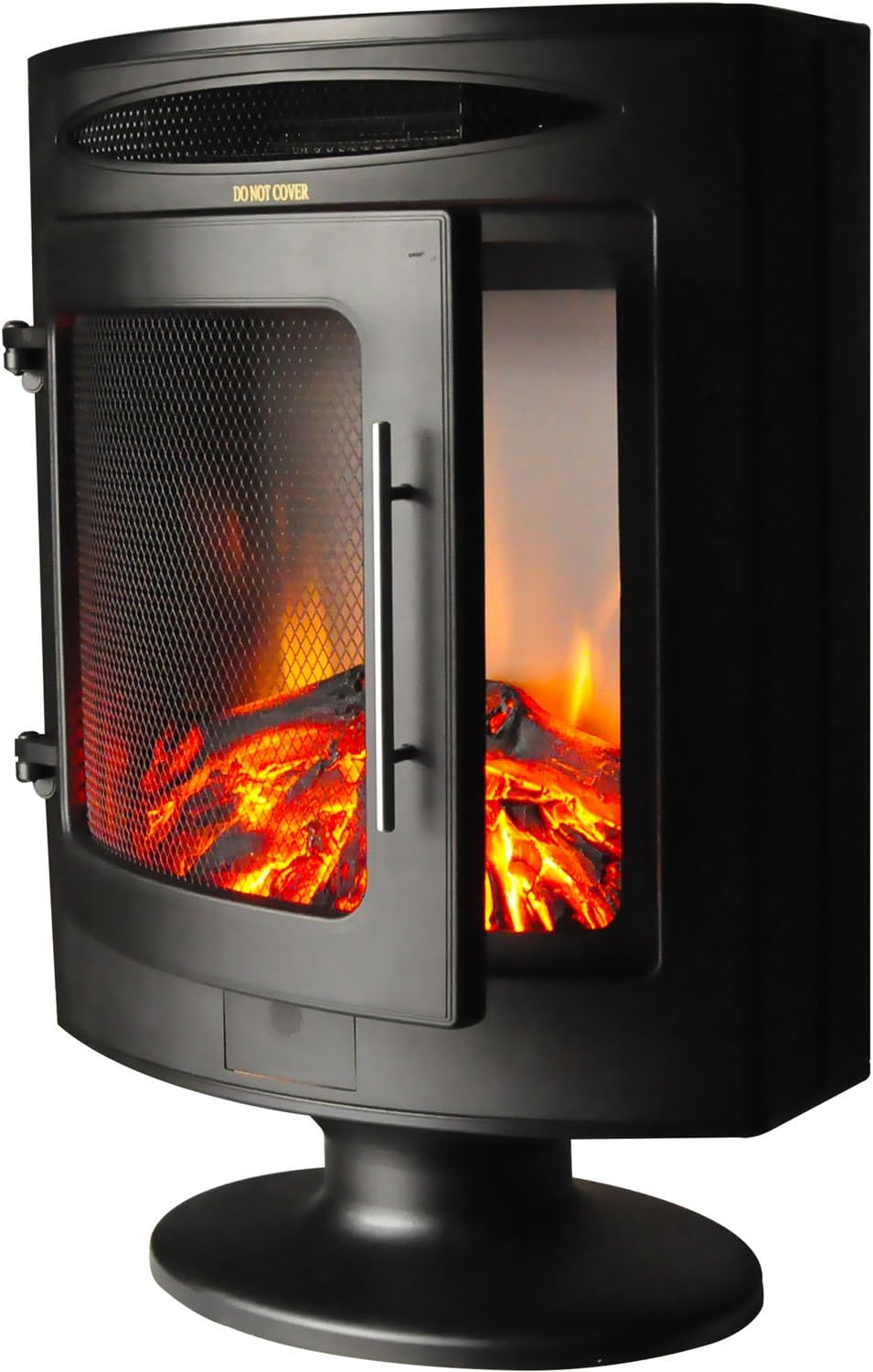 Electric Fireplace Heater with Remote Control, Portable Freestanding 7k