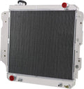 CoolingCare 4 Row Aluminum Radiator for Jeep Wrangler YJ TJ 2.4L- 4.2L Engine 1987-2006