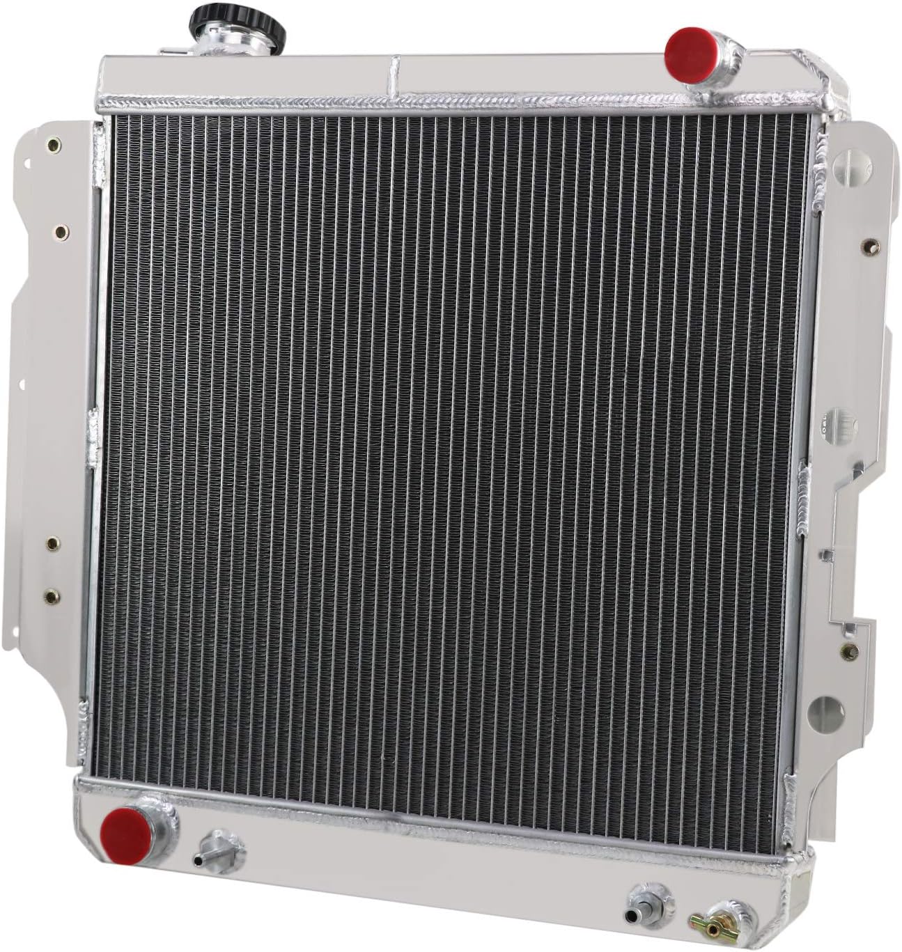 CoolingCare 4 Row Aluminum Radiator for Jeep Wrangler YJ TJ 2.4L- 4.2L Engine 1987-2006
