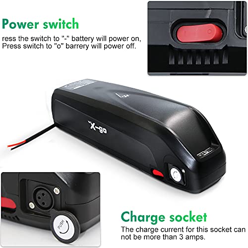 36V 13Ah Ebike Battery Pack with Charger and BMS for Mountain Bike a7