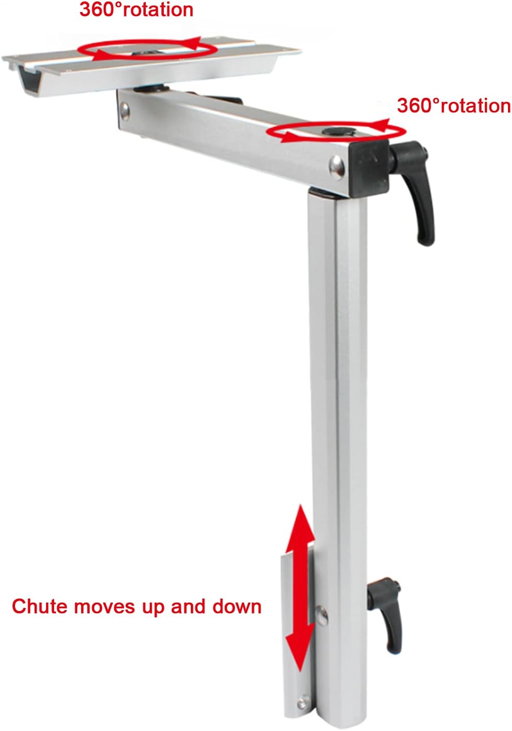 Laptop Table Leg Bracket, 360° Rotatable Adjustable A7