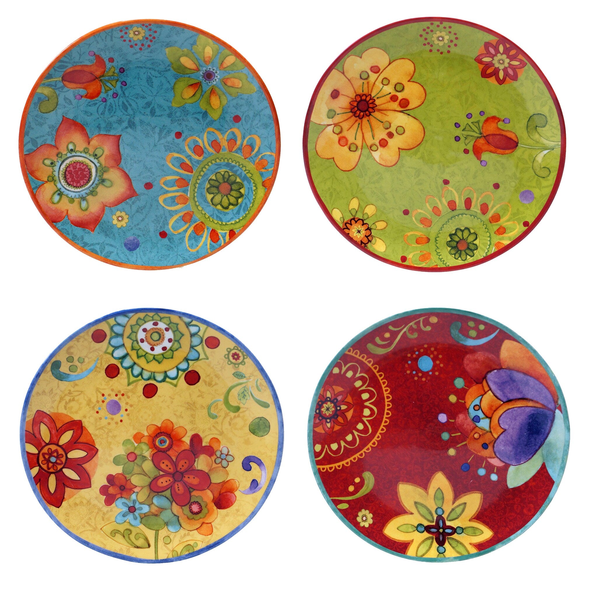 Salad Dessert Plates Set of 4 a7