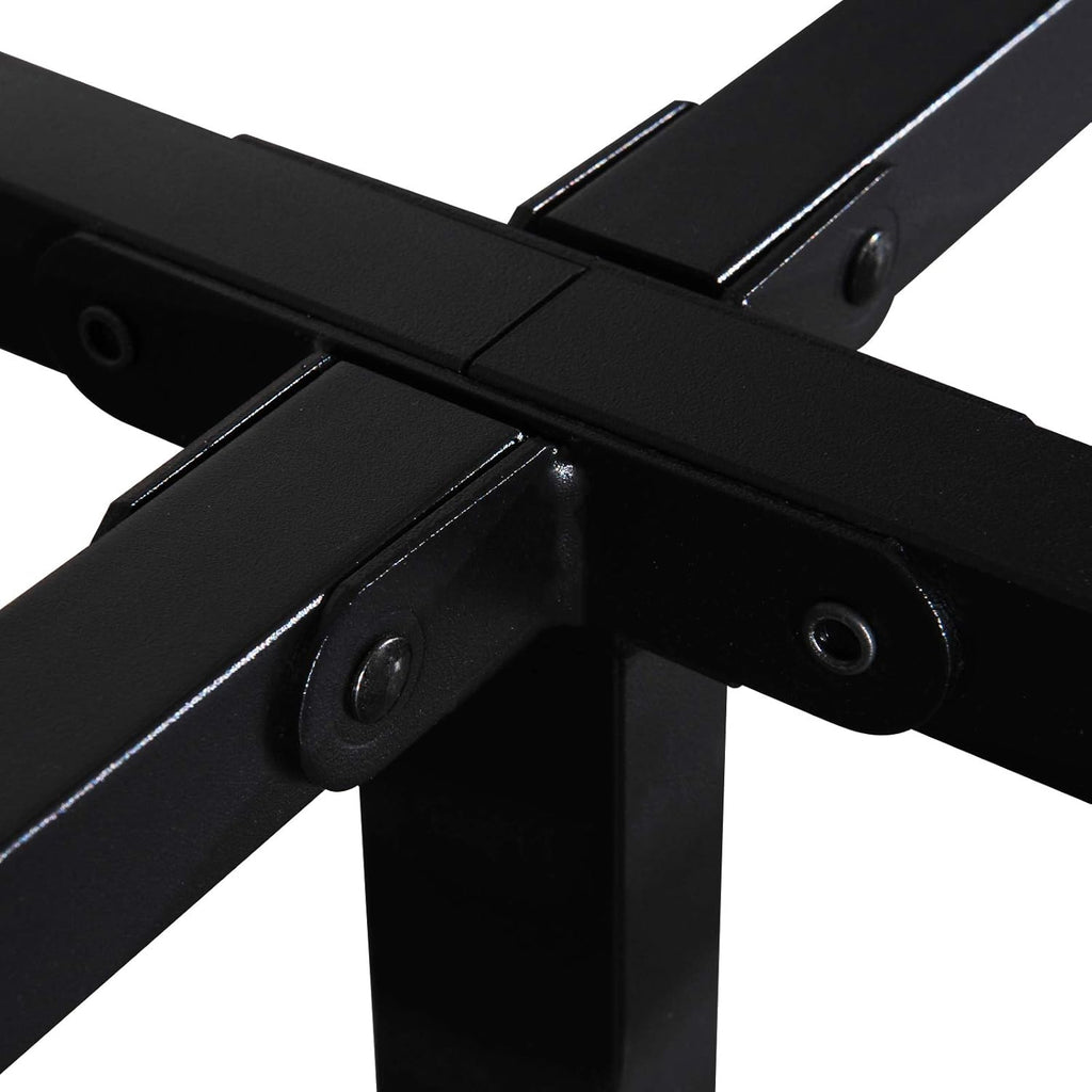 Metal Platform Bed Frame with Steel Slat Support k7m
