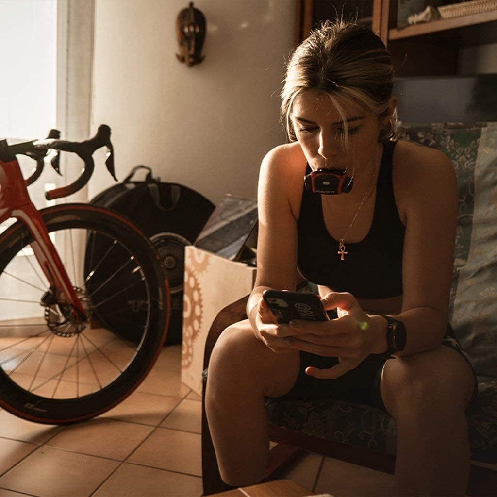 Breathing Exercise Device with Guided Trainer A7k