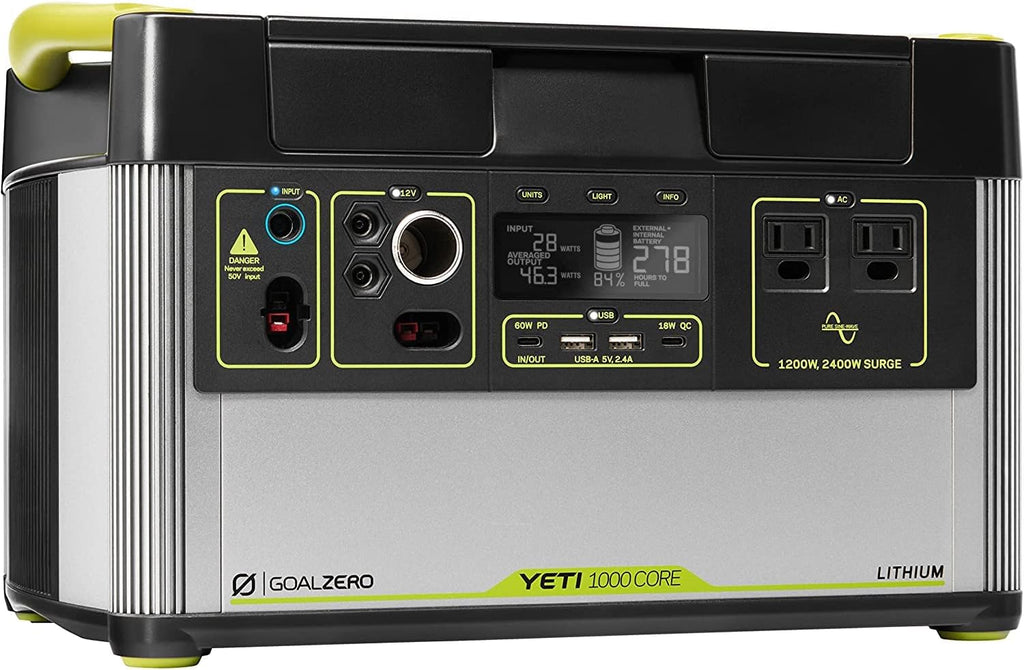 Portable Power Station 1000W Solar Generator A7