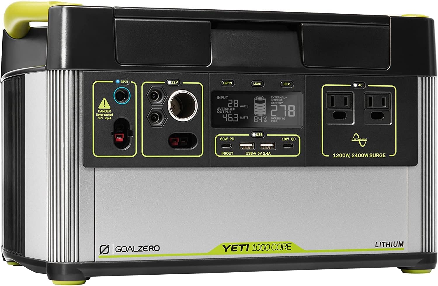Portable Power Station 1000W Solar Generator A7
