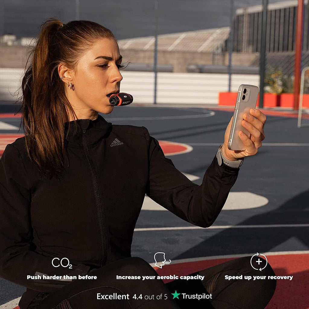 Breathing Exercise Device with Guided Trainer A7k