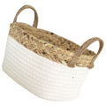 Craft Organizers and Storage Boxes with Lids Cotton Rope Woven Basket
