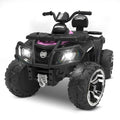 Joywhale 24V 2 Seater Kids Ride on ATV Car 4WD Quad Electric Vehicle Easy-Drag 4-Wheeler, with 4x75W Powerful Engine, Big Battery, Metal Suspension, Soft Braking, Music & Bright Headlights, BW-A20s