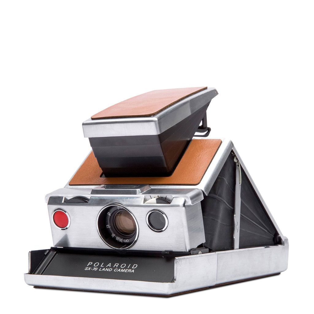 SX-70 Instant Camera Silver Brown 7k