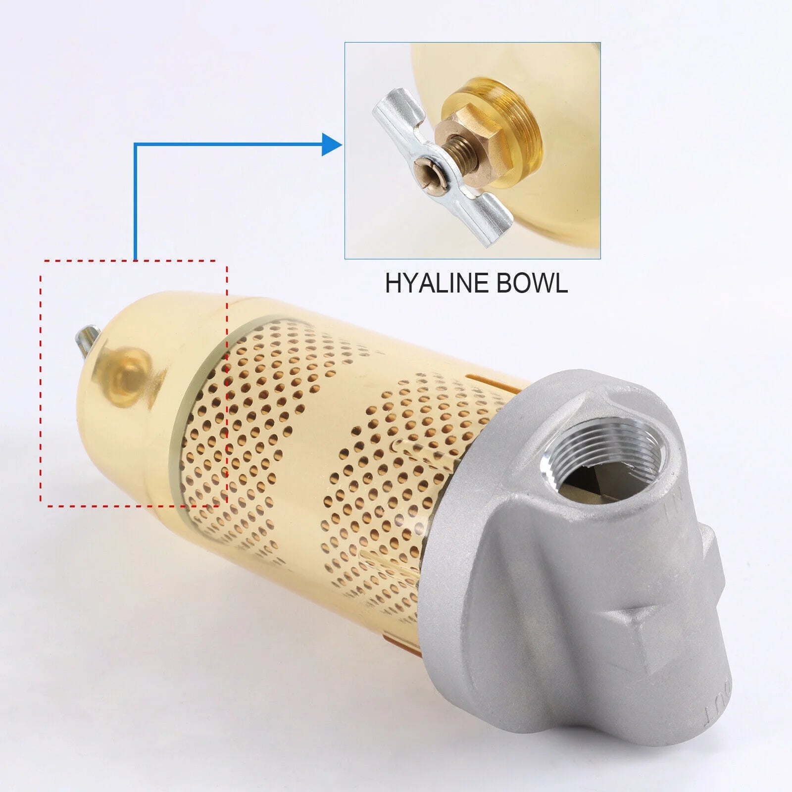 Fuel Filter Base & Bowl Assembly 7k