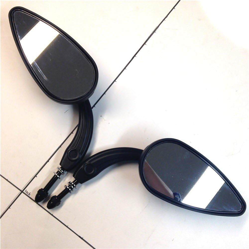Black Teardrop Skull Zombie Mirrors for Motorcycles A7