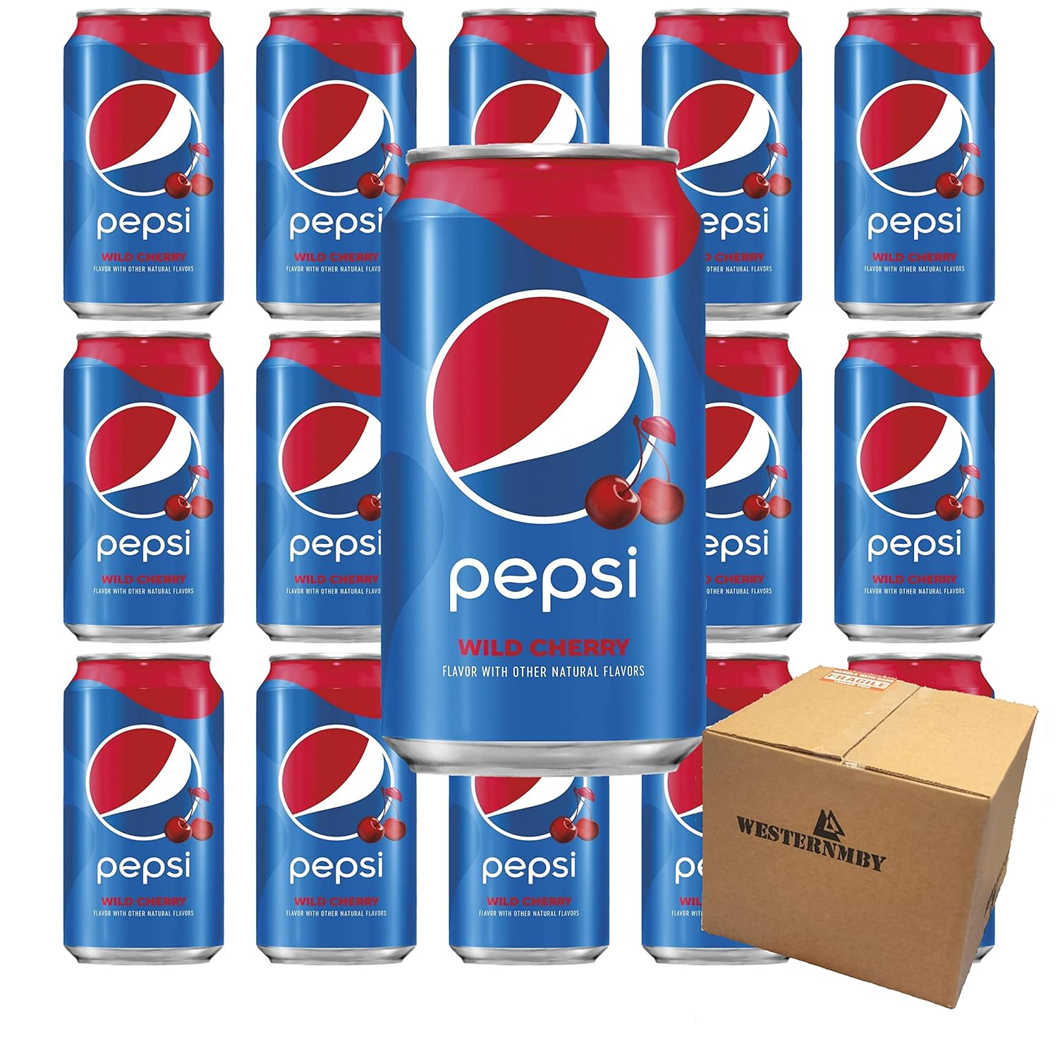 Pepsi Wild Cherry, 12 fl oz, 15 cans