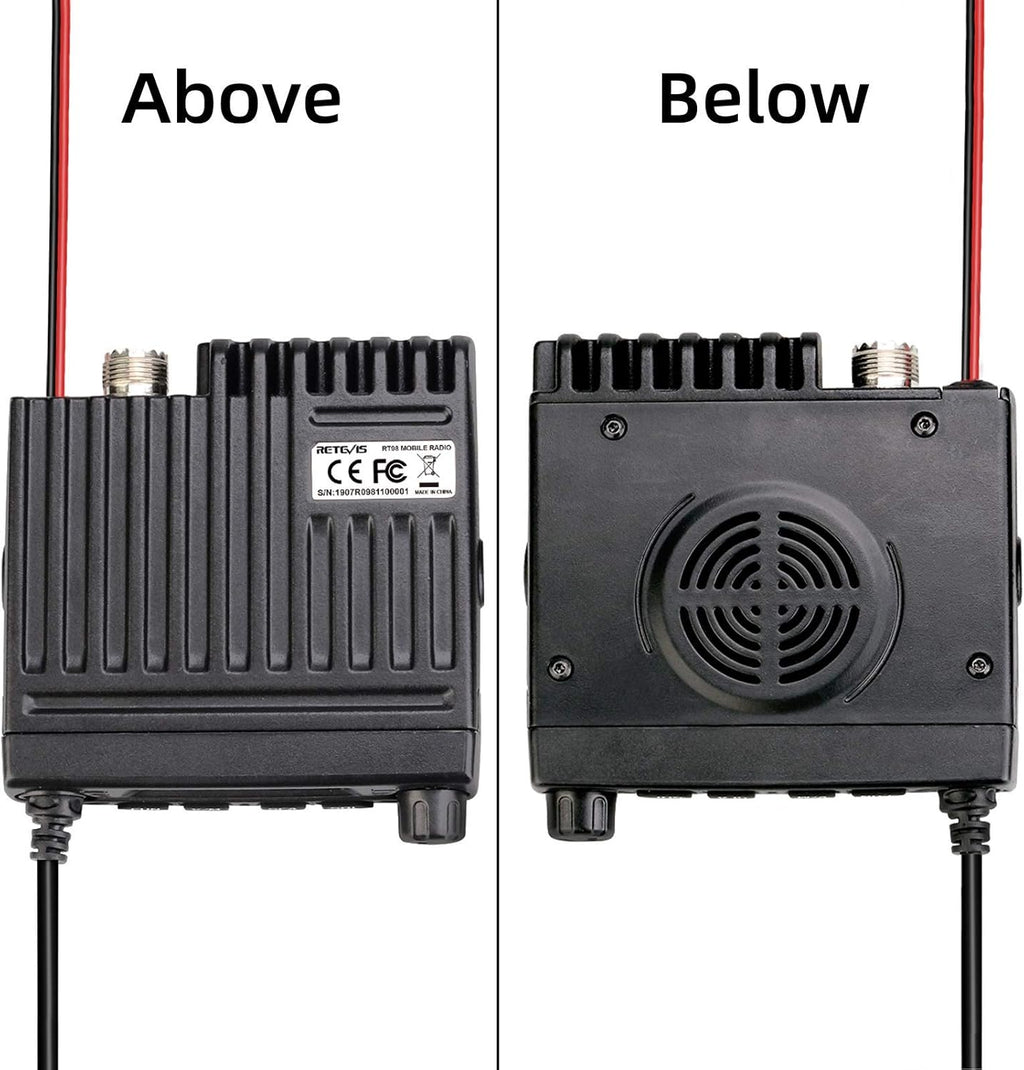 Mobile Radio Long Range LCD Display 199 Channels with Microphone k7