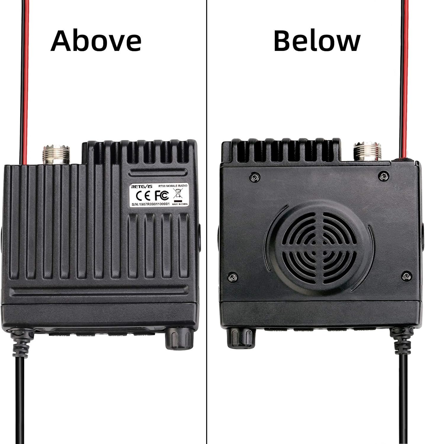 Mobile Radio Long Range LCD Display 199 Channels with Microphone k7