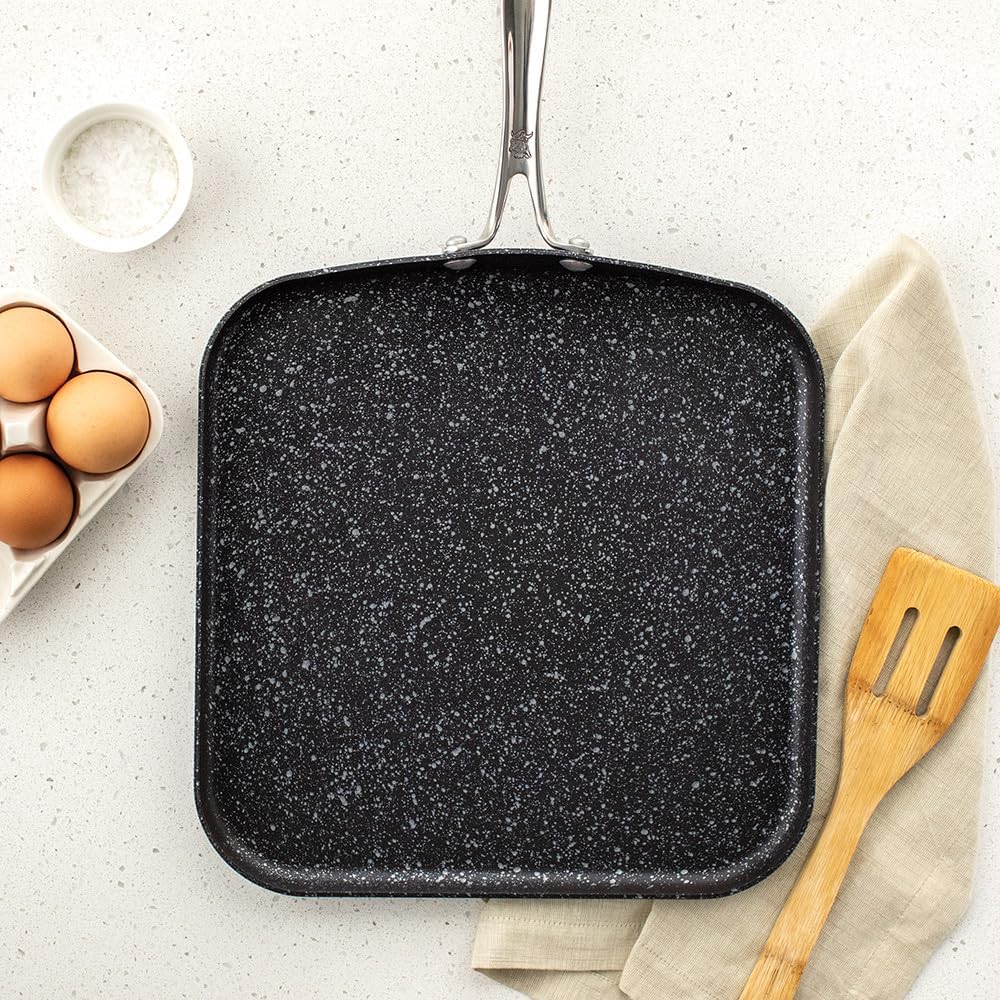 Aluminum Square Griddle 11-Inch Ceramic Coating A7
