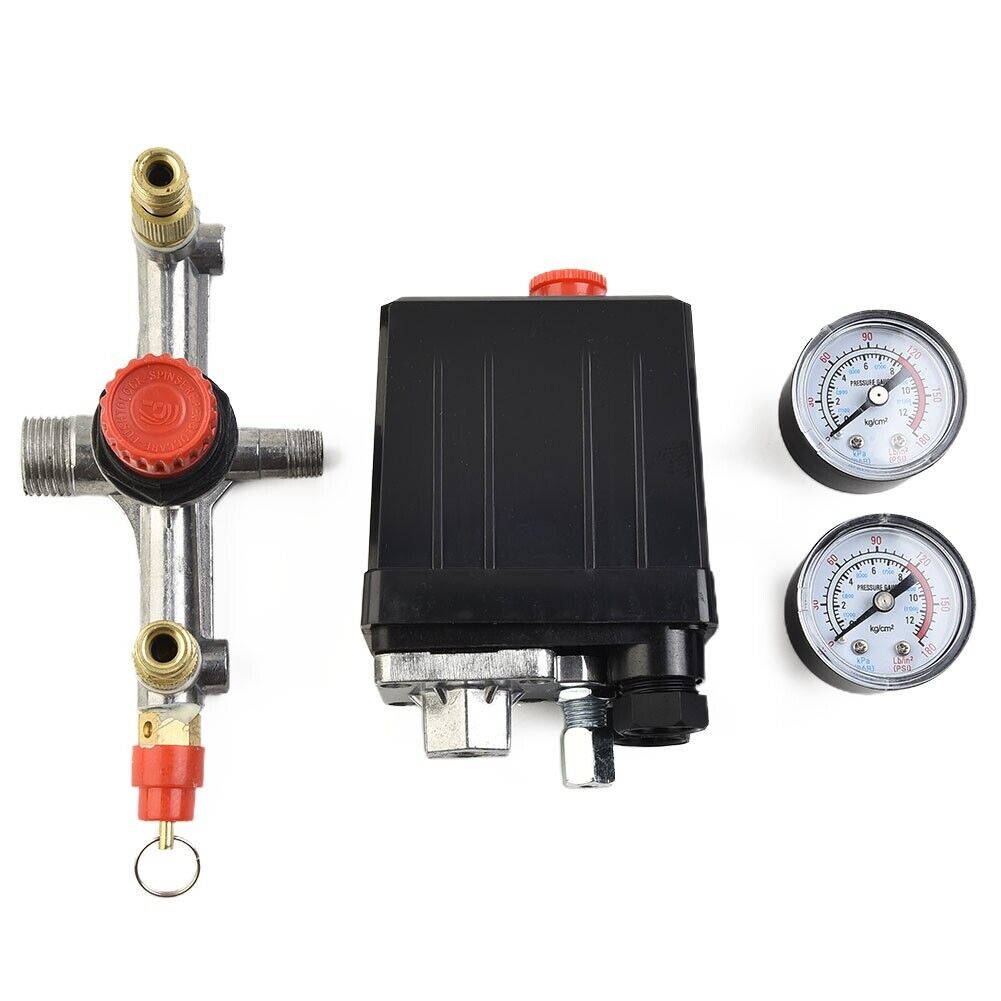 Air Compressor Pressure Switch Valve Manifold Assembly k7