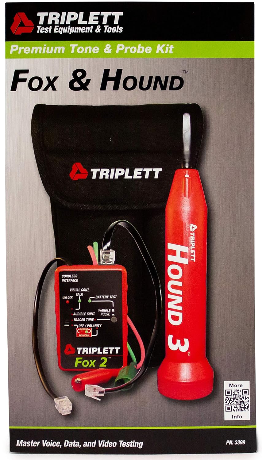 Tone and Probe Wire Trace Cable Test Kit r7K