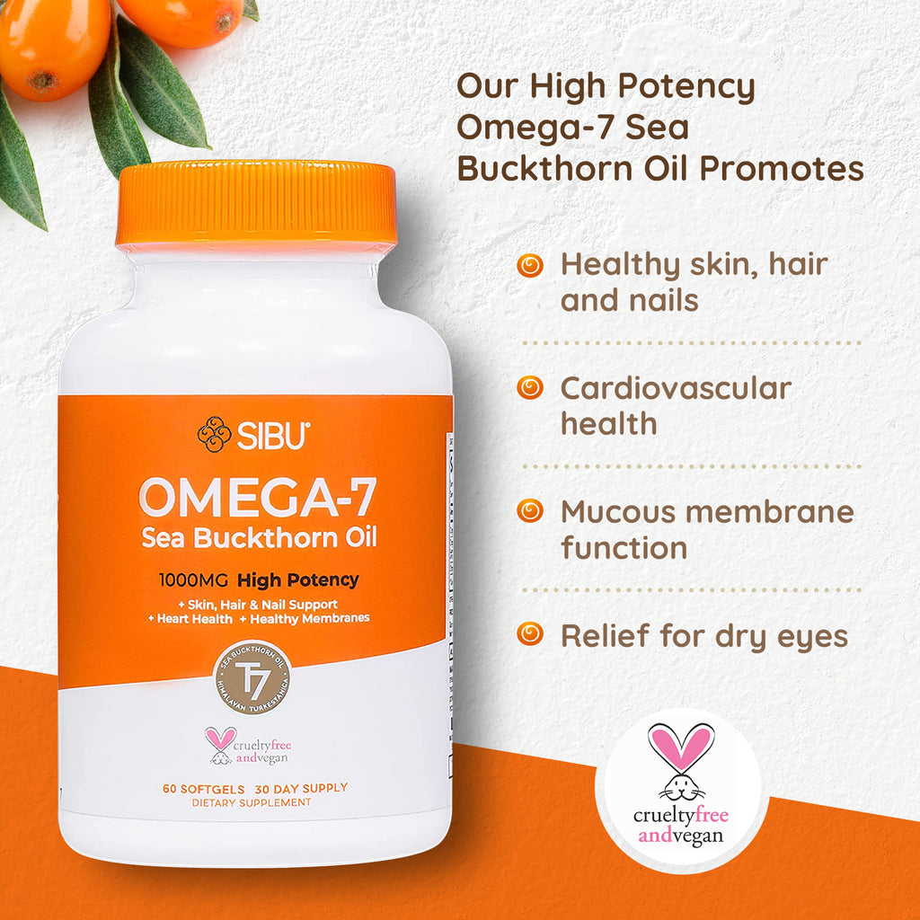 Sea Buckthorn Omega-7 Softgels 120ct a7