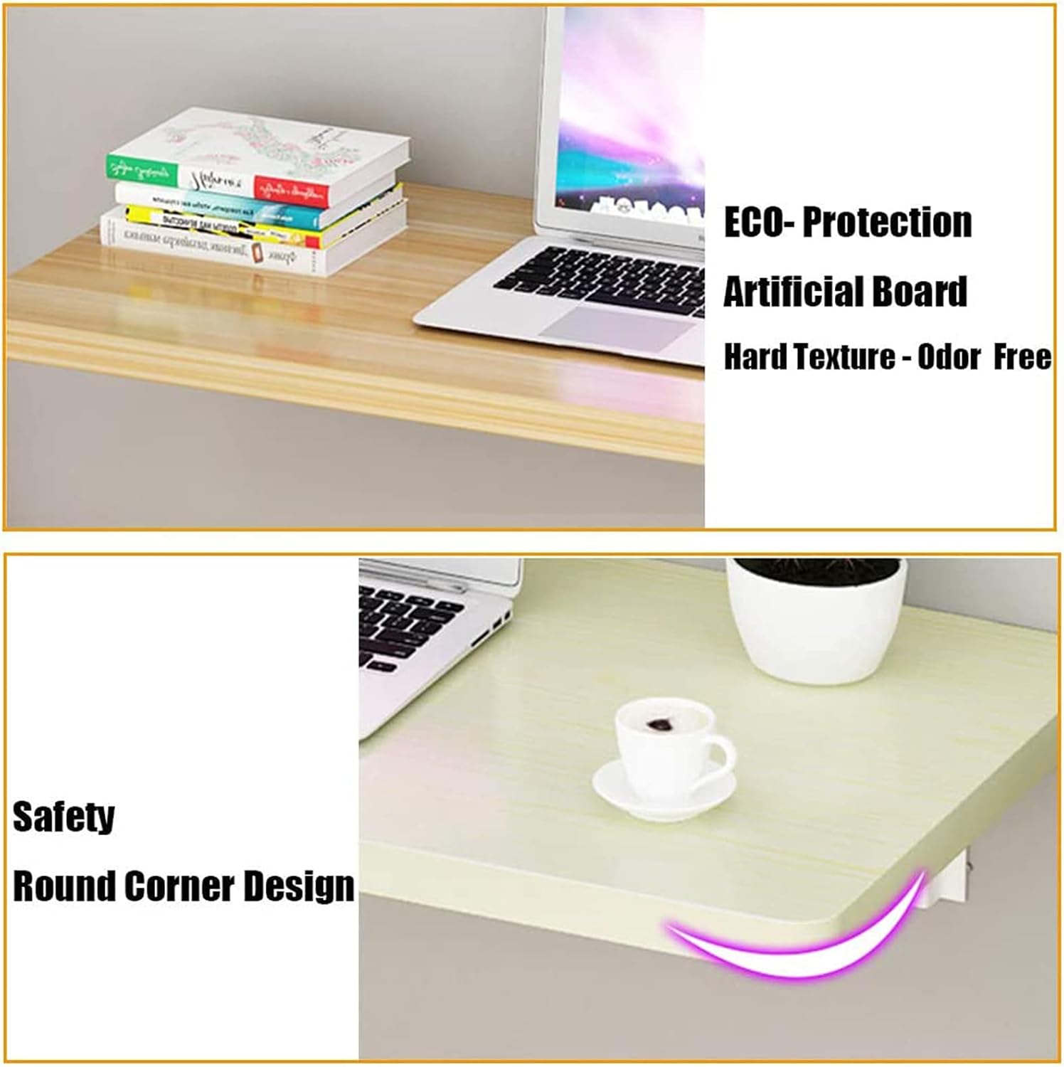 Wall Mounted Fold Down Desk for Small Spaces 7k