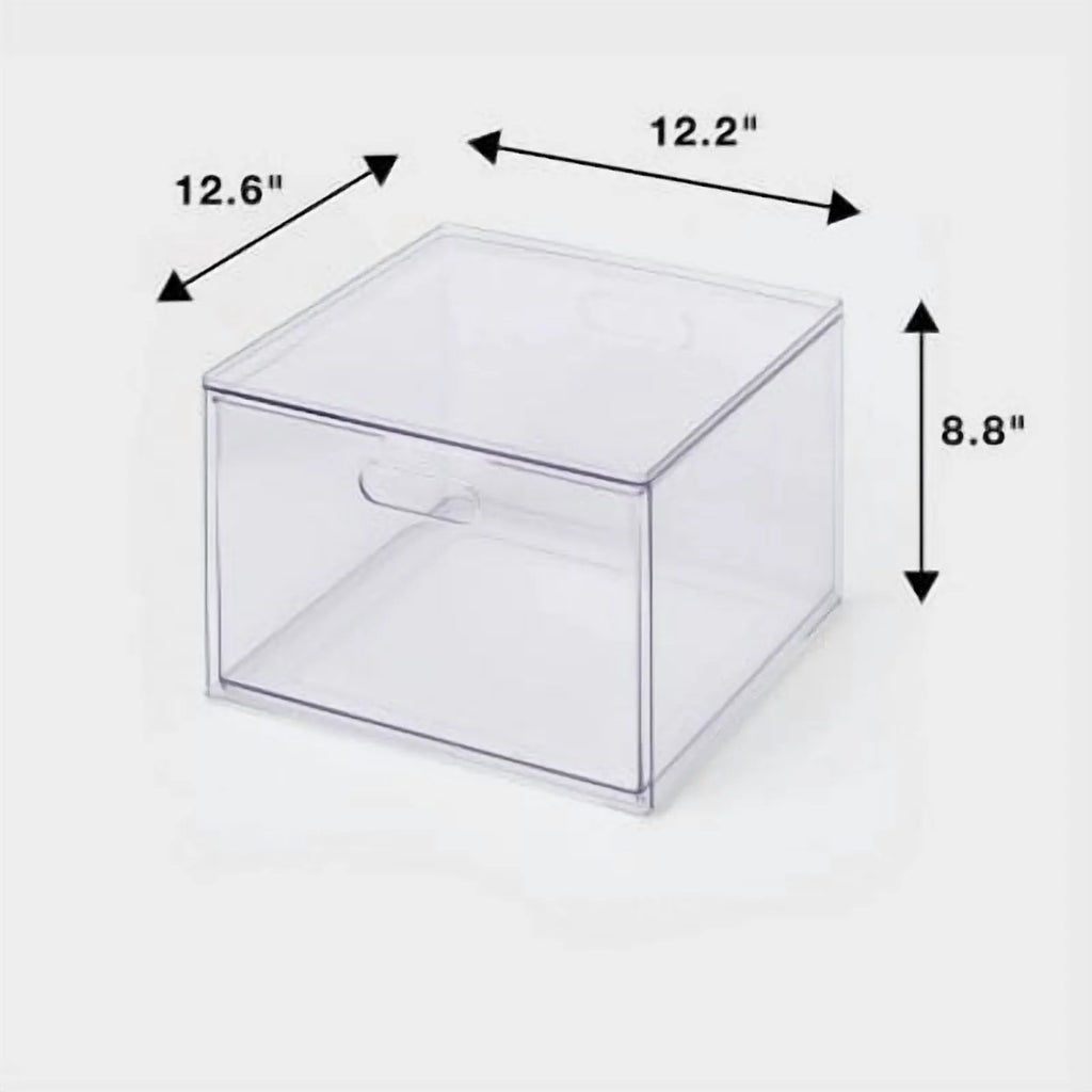 Clear Single Drawer Storage Bin A7