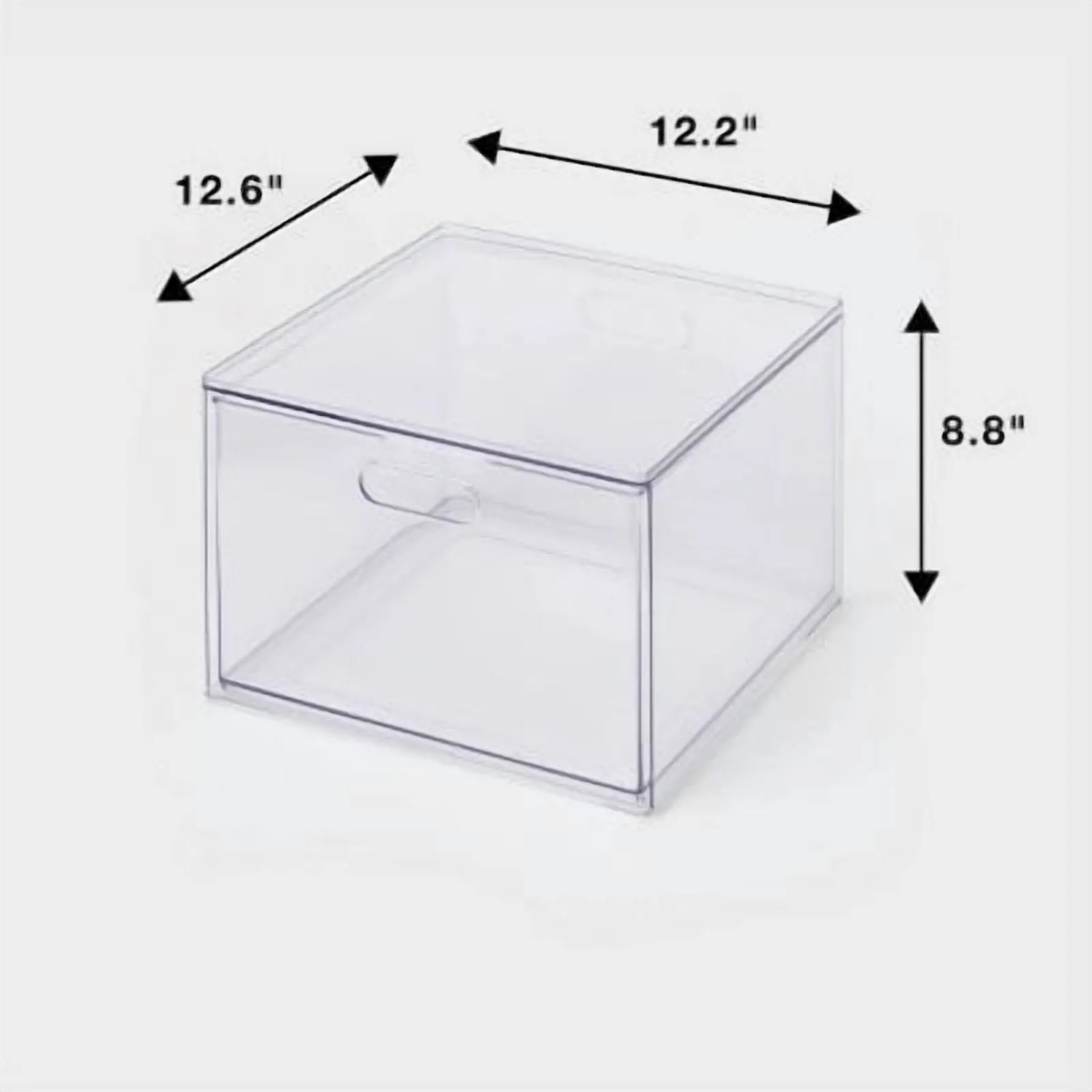 Clear Single Drawer Storage Bin A7