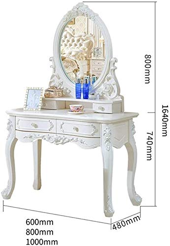 Dressing Vanity Table with Stool for Bedroom k7