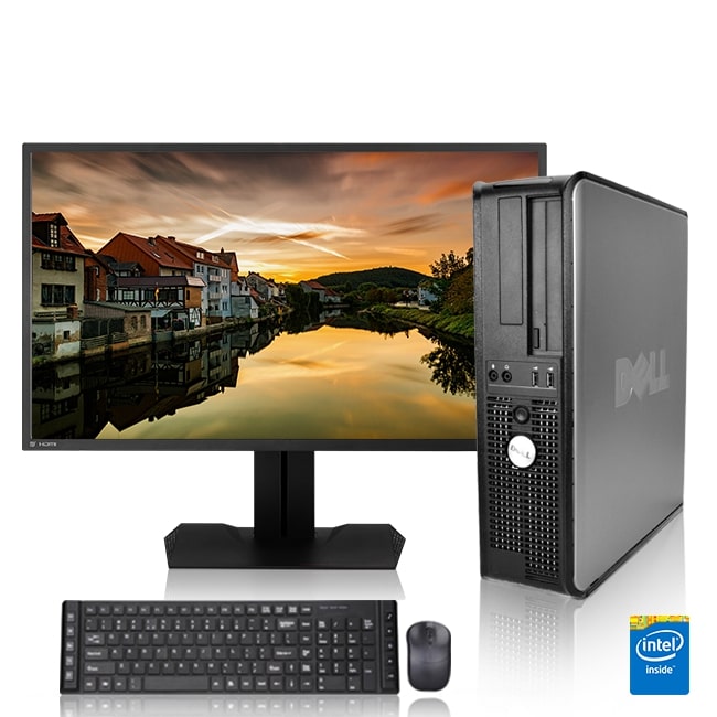 Restored Dell Optiplex Desktop Computer 3.0 GHz Core 2 Duo Tower PC, 8GB, 1TB HDD, Windows 10 Home x64, 24" Monitor , HDMI , USB Mouse & Keyboard (Refurbished)