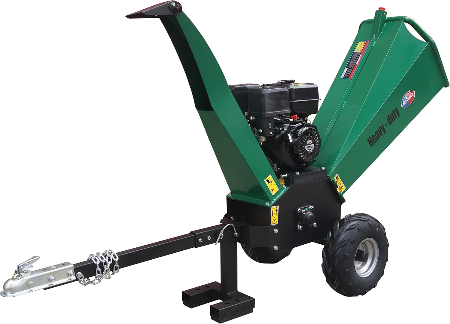 Wood Chipper Shredder Mulcher 6 Inch Gas Powered 15HP 420cc A7k