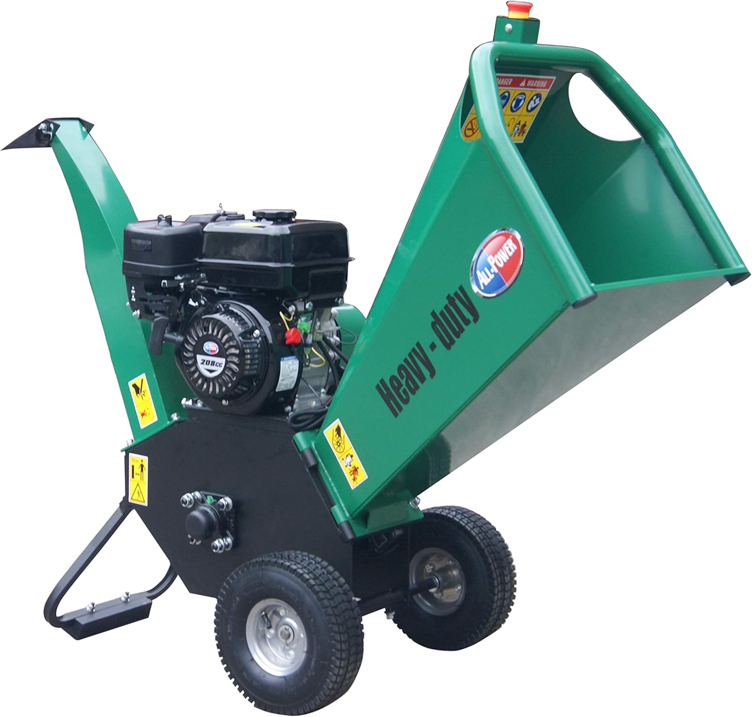 Wood Chipper Shredder Mulcher 6 Inch Gas Powered 15HP 420cc A7k