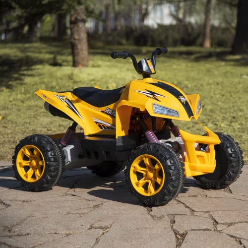 24V Ride on ATV Kids Quad 4-Wheeler Electric 4WD Black k7