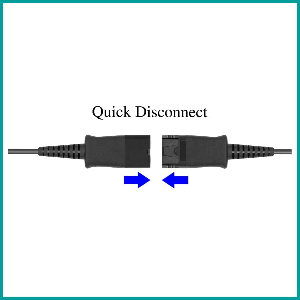 VoIP Headset Noise Cancelling HD Voice 3.5mm Adapter Binaural k7