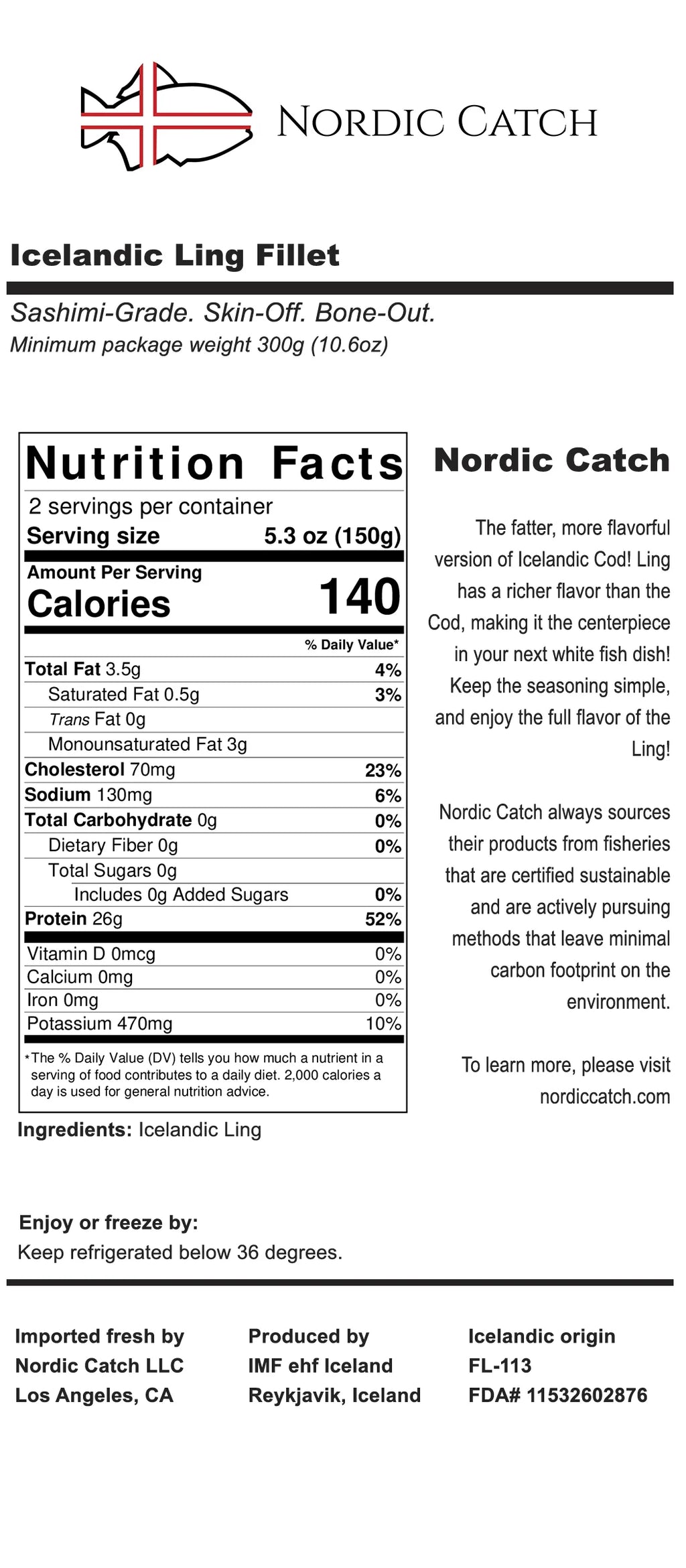 Cod & Haddock 2lb Bundle A7k