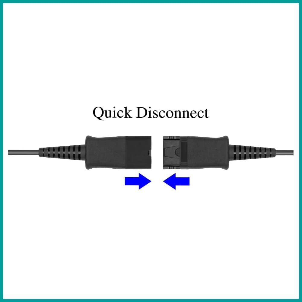 VoIP Headset Noise Cancelling HD Voice 3.5mm Adapter Binaural k7