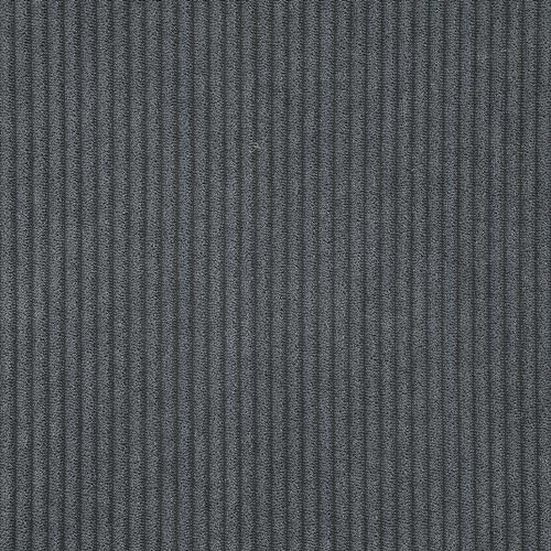 93" L-Shaped Sectional Sofa with 2 Ottomans, Dark Grey Corduroy q7